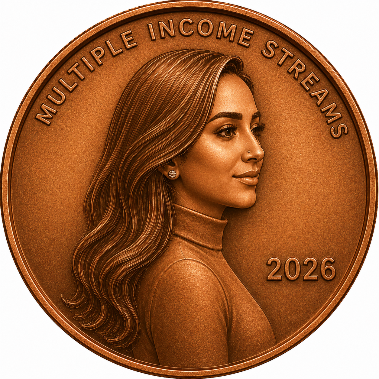 Penny coin badge